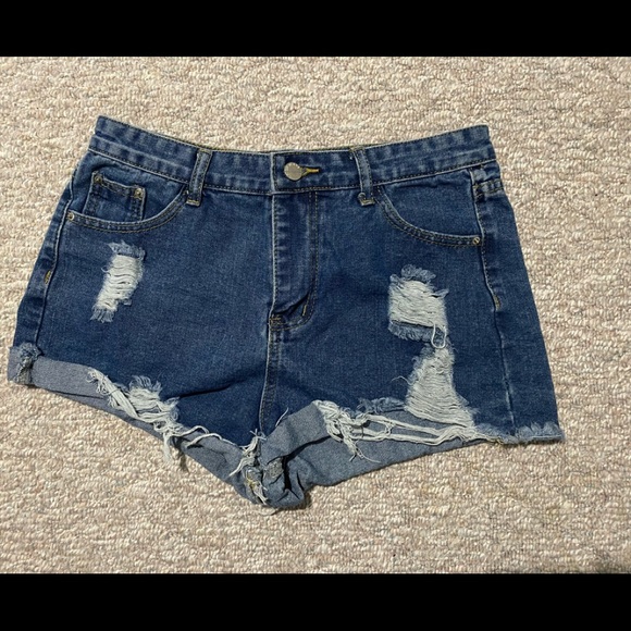 shein denim shorts - Picture 1 of 2